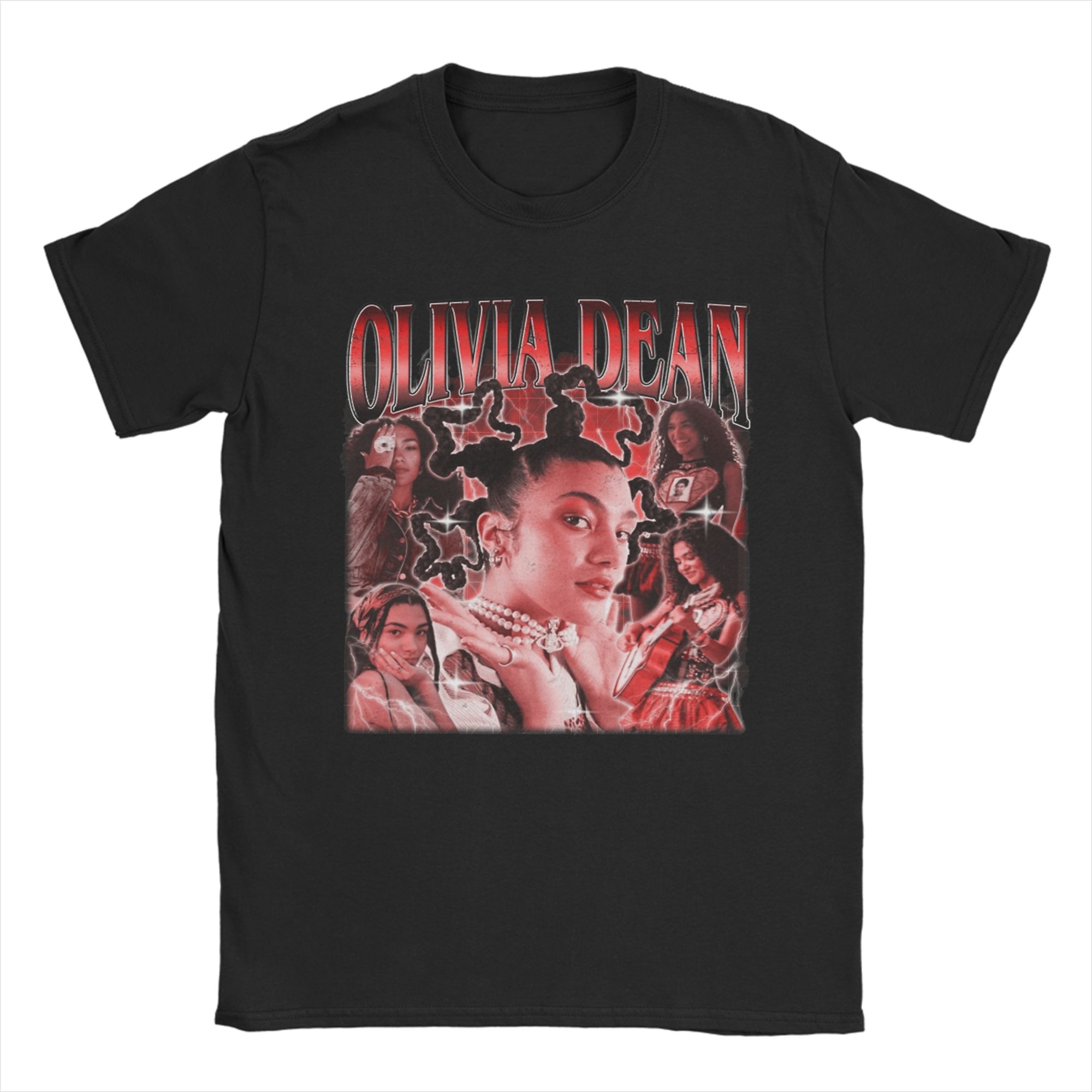 

Men Women Singer Olivia Dean T Shirt Pure Cotton Graphic T-Shirt Clothing Outfits 3XL