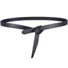 Fine Belt Women'S Leather Knotted Decorative Belt With Dress Sweater Waist