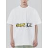Bílé tričko Fuck The Police grafický potisk ležérní streetwearový top pro muže a ženy