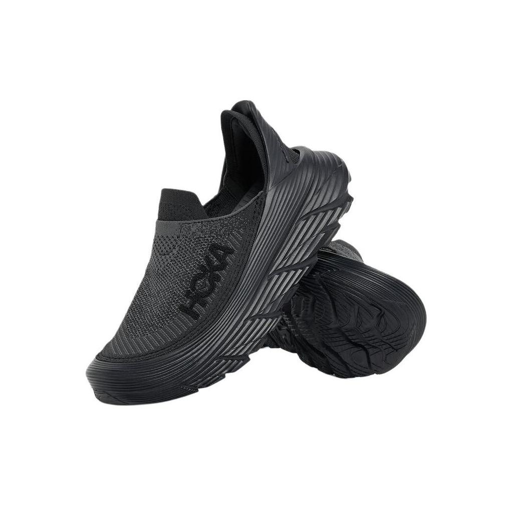 Scarpe da ginnastica HOKA Restore TC nere unisex 1134532-BBLC