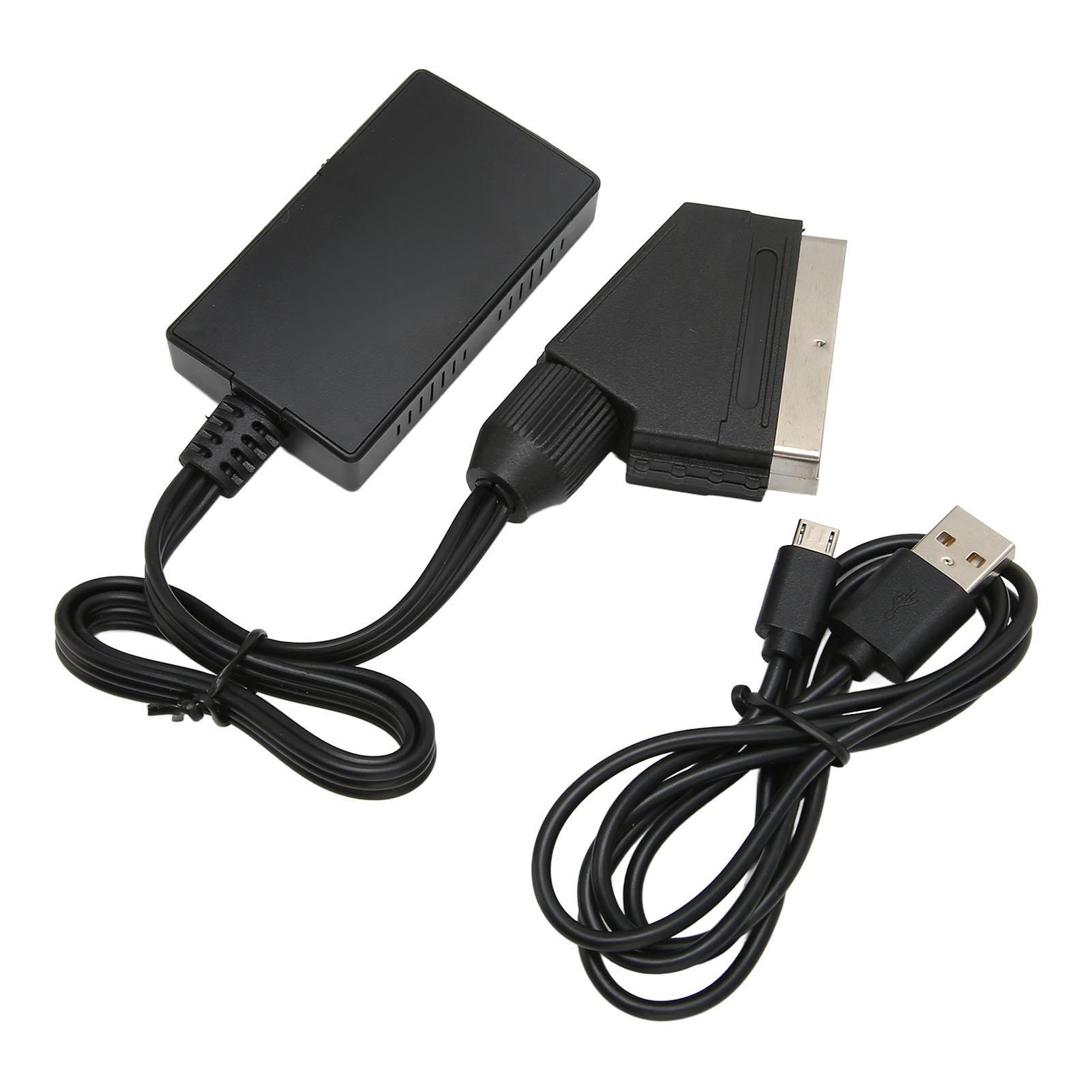 

Адаптер Scart на интерфейс HD Multimedia Поддерживает переключение 720P 1080P Видеоконвертер Full HD для