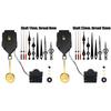 DIY Pendulum Quartz Clock Movement Mechanism with Metal Hands for Accurate Repair or Replacement of Wall Clock Mechanisms