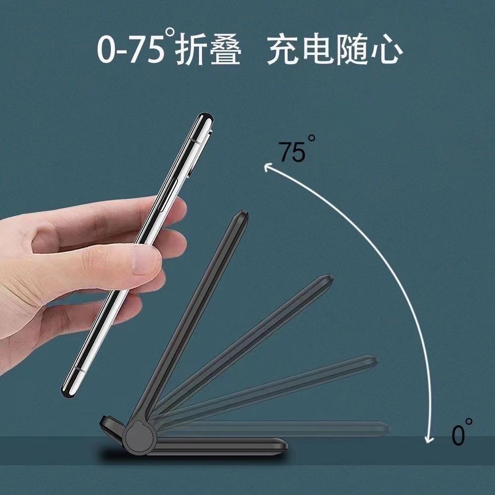 100W Fast Wireless Charger Station For iPhone 15 14 13 12 11 Pro Max 11 Phone Stand Charging Charger for Samsung Xiaomi Foldable