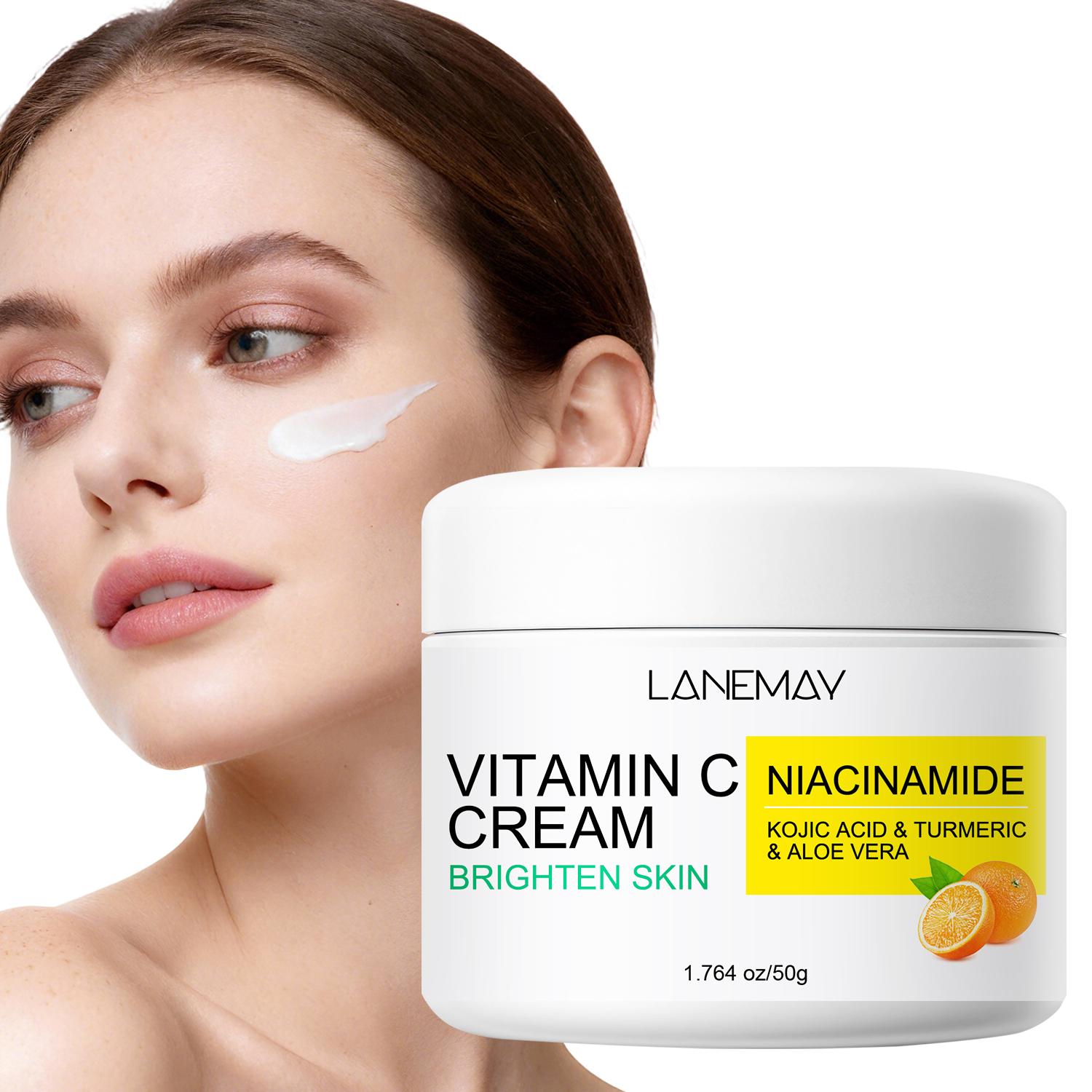 

VITAMIN C CREAM-Provides Skin Moisturize, Firming And Lifting-Brightening The Skin- Suitable for all Skin Types, 50g
