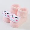 Niedliche Panda-Stricksocken für Kleinkinder, für alle vier Jahreszeiten, tragbar für Neugeborene, atmungsaktive, rutschfeste Kleinkindersocken