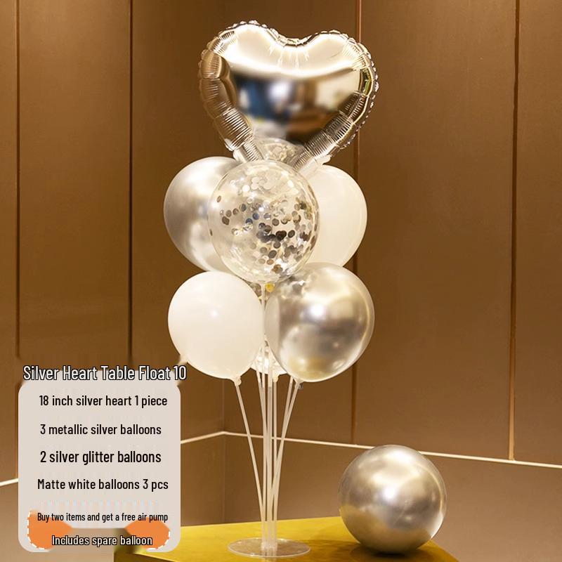 Glowing Balloon Column Stand for Birthday, Party, Shop Opening, or Proposal Decorations