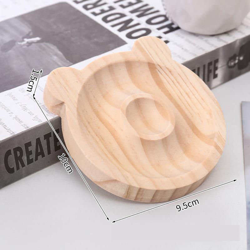 Solid Wood Creative Display Stand for Jewelry, Figurines, Snacks, and Succulents