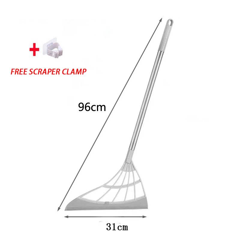 Silicone Magic Rubber Broom Mop Hand Dust Brooms Home Floor Cleaning Squeegee Wiper Toilet Bathroom Mops Witches Tools