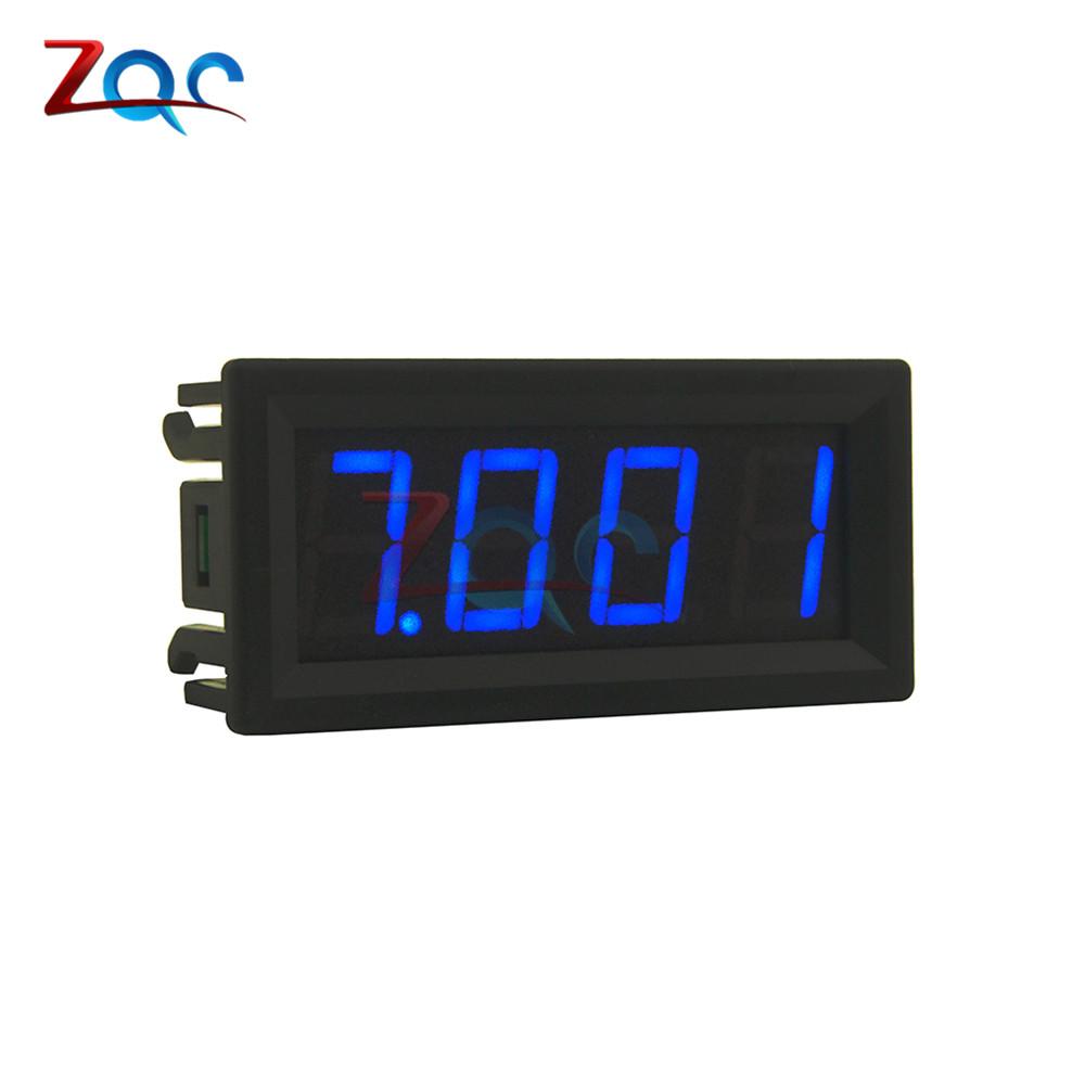 0.56 inch 4-bit LED Digital High Precision DC Ammeter 0 -10A Current Tester Gauge with Wire
