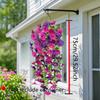 Durable Artificial Morning Glory Hanging Flowers UV Resistant Fake Garland for Home Garden Wedding Outdoor Party Decor