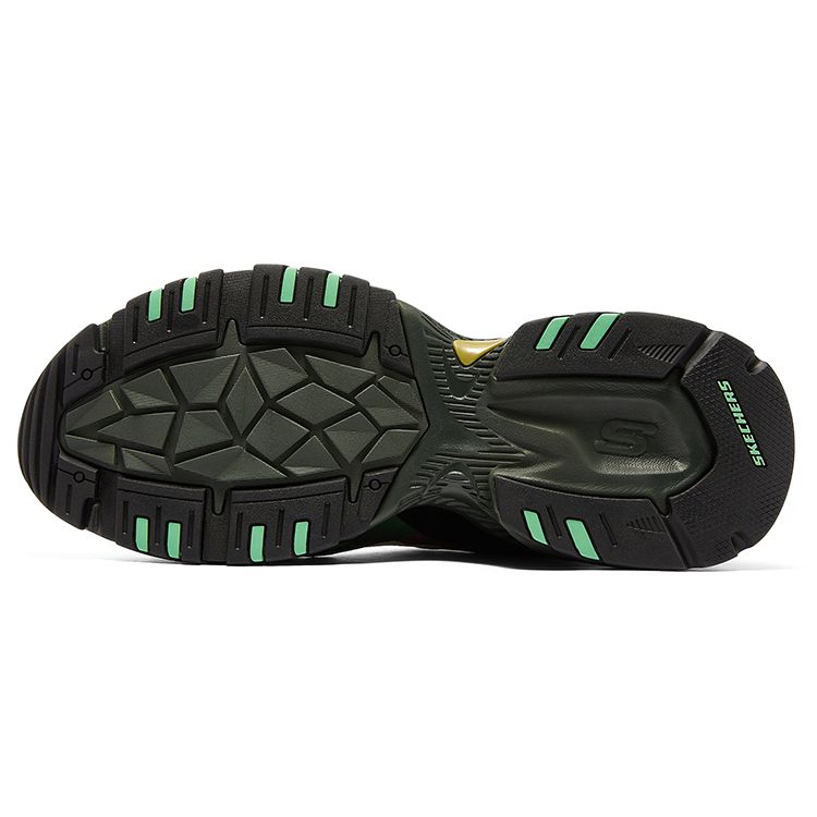 Skechers Stamina V2 One Piece Collaboration Lace-Up Low-Top Dad Shoes Zoro Colorway Men sneaker 894034-BKMT