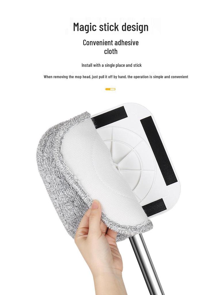 Hands-Free Spin Mop & Bucket with Efficient Dirt Separation and Water Absorption