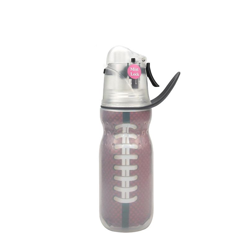 Bidon ze spryskiwaczem Dwuwarstwowy 3 w 1 Wielofunkcyjny Izolacja na zimno Sporty outdoorowe Podróże Kemping Przenośny Odporny na upadki Kubek sportowy termos