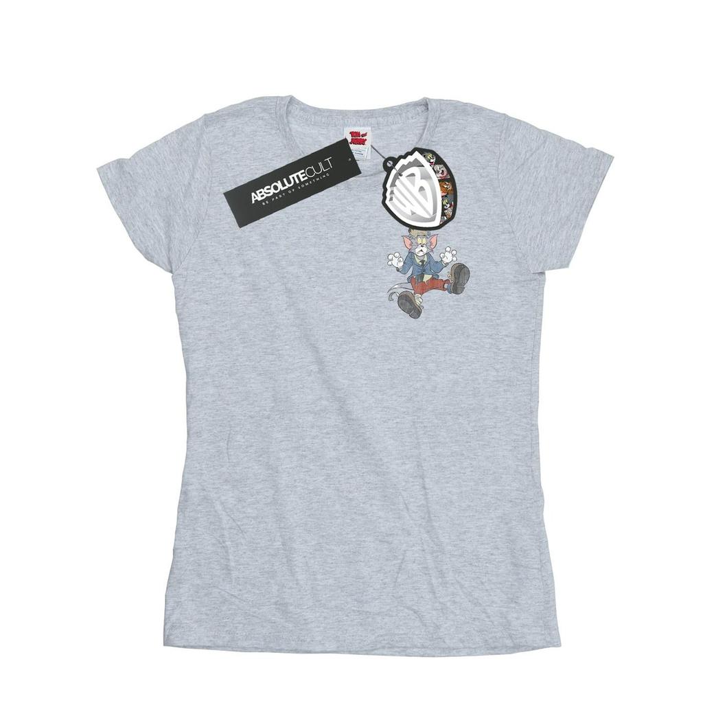 Tom and Jerry Womens/Ladies Frankenstein Tom Cotton T-Shirt