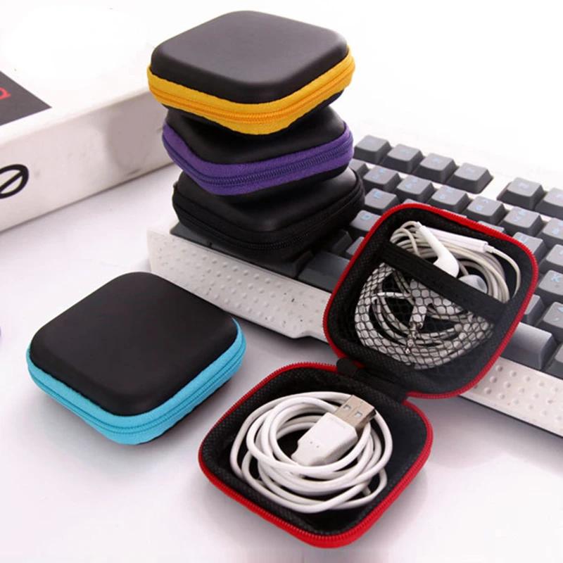 Cute Kids Mini Coin Purse Zipper Wallet Women Ladies Men Travel Earphone Key USB Cable SD Card Holder Bag Case