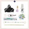 Korea Gat Kit/Make Your Own Traditional Mother of Pearl Keyring Craft Kit-Traditional Najeon Chilgi