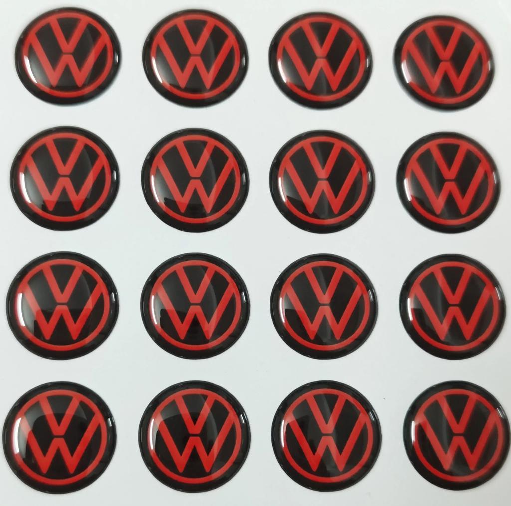 YNEPB1 Car Key Sticker Auto Control Keychain Accessories For Volkswagen VW Rline R GTI Golf Polo Passat Magotan Tiguan Bora Jetta T-ROC