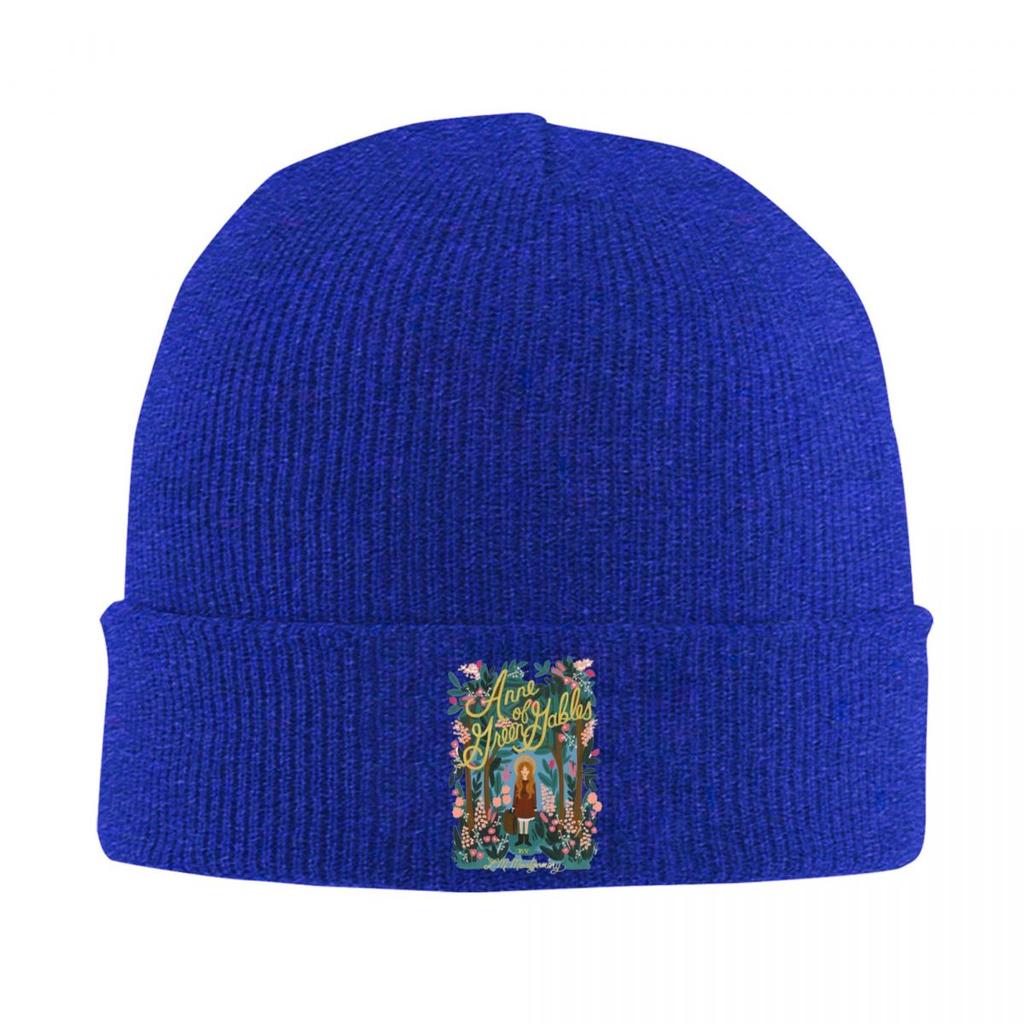 Anne Of Green Gables Warm Knitted Cap Winter Knit Bonnet Hat Skullies Beanies Hip Hop Caps for Unisex