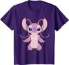 Hot Fashion Lilo & Stitch Angel Front and Back 2-Sided T-Shirt S-4XL Four Seasons Unisex