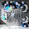 New 3D Holographic Butterfly Colorful Handmade Art Window Display Stage Layout Giant Flower Decor Party Decorations