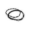 Onyx and Beads 2-Piece Slim Bracelet Bz473