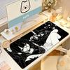 Anime Monokuro Girl Mouse Pad Large Nonslip Gaming Desk Mat Laptop Keyboard Tray Office Pc Hd Print Gamer Black