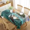 Tischdecke Meeresschildkröte Blaue Ozean-Thema Heimdeko für Rechteckigen Tischdeko Küche Esszimmer Bankett Party Tischdecke