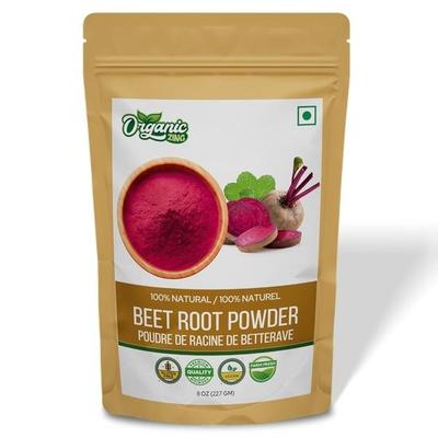 Bio Zing Bio Rote Bete Pulver - USDA Bio-Zertifiziert / Vegan / Konservierungsstofffrei / Produkt aus Indien - 227g Wiederverschließbare Packung