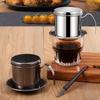  Quick Assembly Stainless Steel Filter Coffee Maker Dishwasher Safe Professional Vietnamese Coffee Dripper