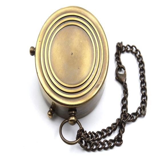 To My Son, Love Mom Pocket Compass Replica of Sundial Compass with Case Gift for Son, Mom Grandson Birthday Gift Décor