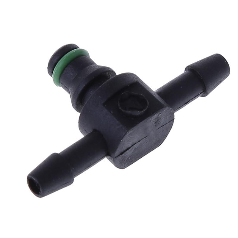 10Pcs T Type Connector Pipe Injector Assy Return Oil Backflow Hose Joiner Tube Fuel For  110 Series Injector