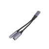 2 In 1 Usb C To 3.5Mm Headphone And Charger Adapter Pd 60W Quick Charging Cable Aux Jack Adapter For Mobile Phone Pad