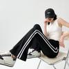 Black High-Waisted Flare Shark Pants - Women's Spring/Autumn Yoga & Fitness Hip-Lifting Tummy-Control Outerwear