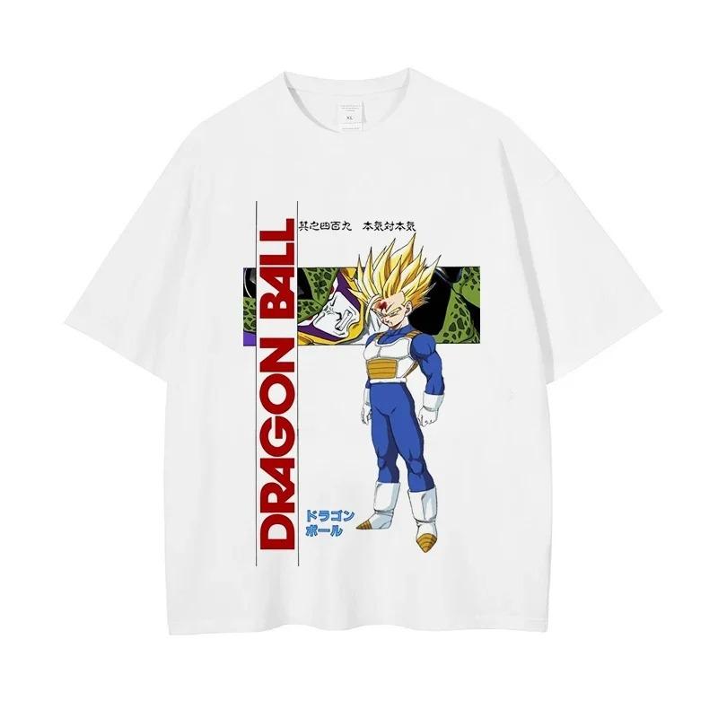 Dragon Ball Super Saiyan Trio Anime Print Oversized T-Shirt | Unisex Casual Top