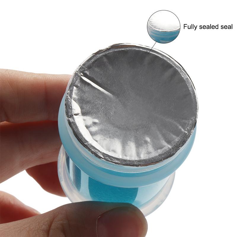 Tweezers Cleaner Plastic Bottle Eyelash Extension Tweezers Cleaning Solution Sponge Eyelash Glue Remover Tweezer Clean Tool