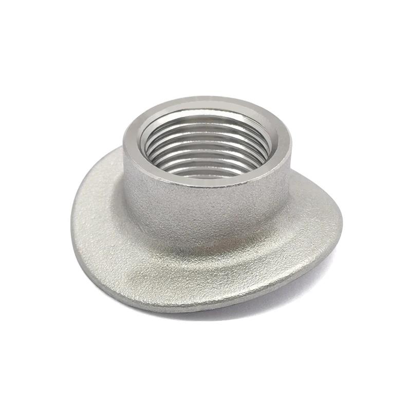 Wideband Air Fuel Ratio Gauge Oxygen Sensor Weld-in Saddle Bung - Stainless Steel - Mounts O2 Sensor To Exhaust Pipe