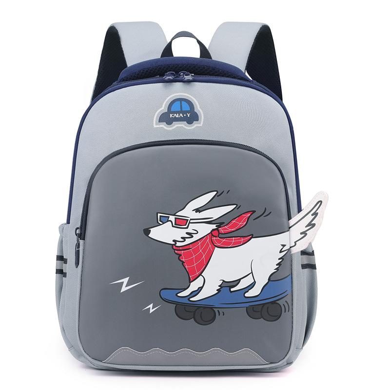 The New Schoolbag Is Cute, Cartoon, Foreign Style, Trendy Children's Bags, Boys and Girls, and Fashionable Backpacks.