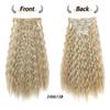 6-Piece Curly Clip-in Hair Extensions Set - Water Wave Volume Boost with 16 Clips