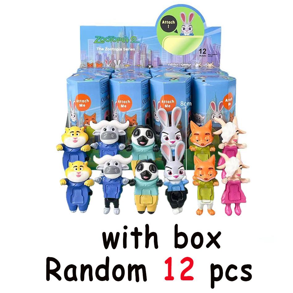 

Miniso Zootopia 2 Сліпа коробка Милий Нік Джуді Фігурка Дія Аніме Фігурки Мультфільм Колекція Модель Іграшка