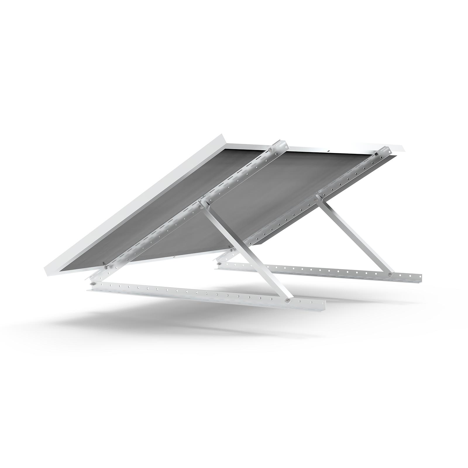 

CP-SETUNO 45in Adjustable Solar Panel Tilt Mount Brackets Support up to 100W-500 Watt Solar Panel for Any Flat Surface, Roof, RV Tilt Mount Brackets