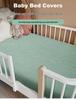Baby Pure Cotton Double Layer Gauze Crinkle Fitted Sheet Bed Cover