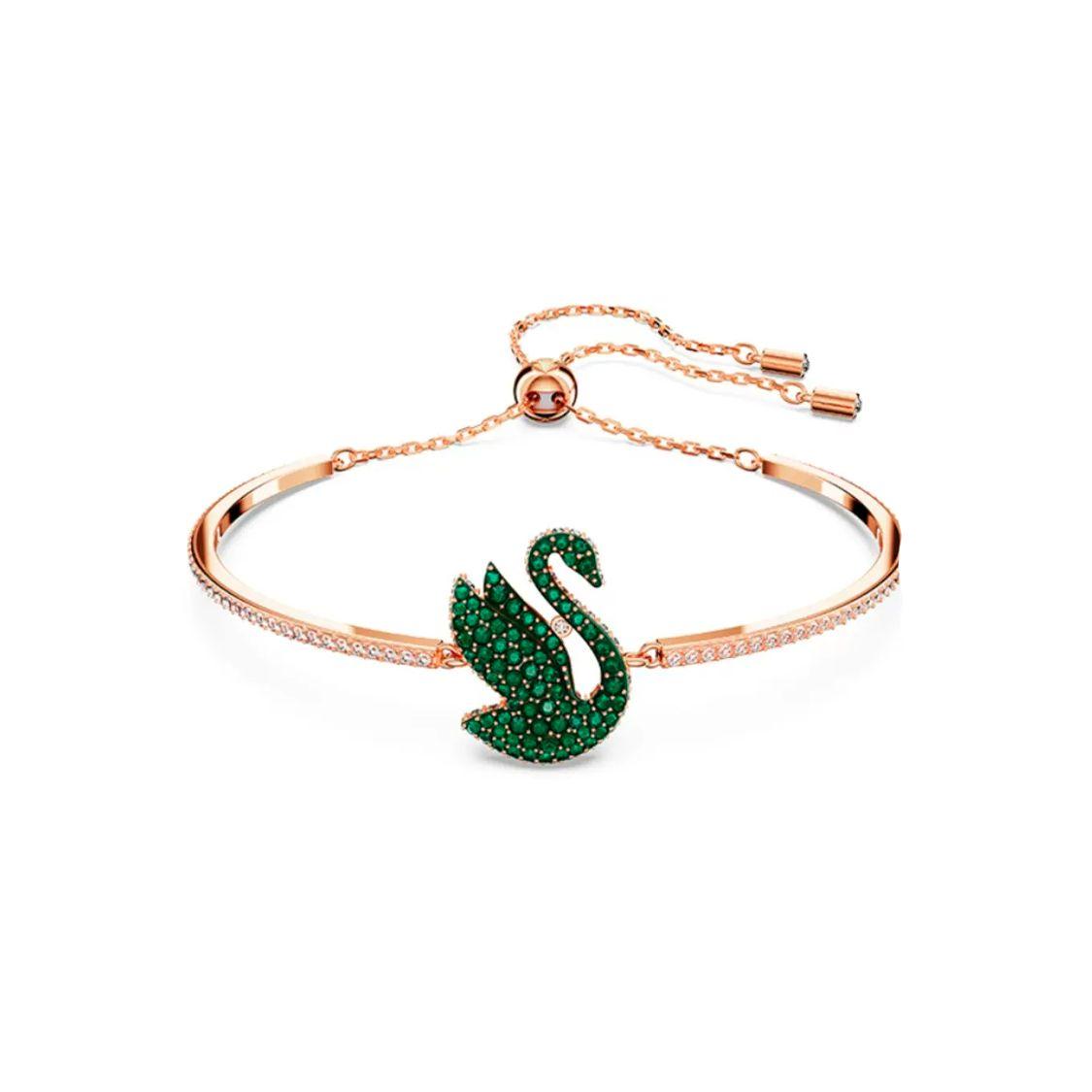 

Swarovski Iconic Swan Rose Gold Plated Bracelet Women bracelet 5650065 Box (Random Color)