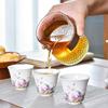 Haofeng Suet Jade Porcelain Portable Travel Tea Set