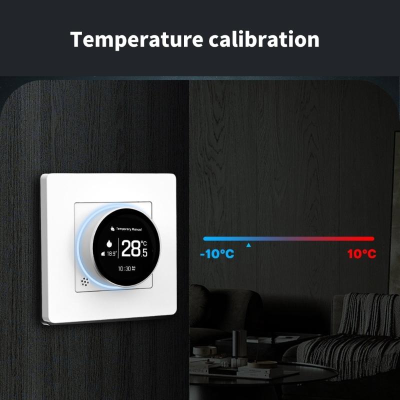 Home Thermostat Knob Bedroom Temperature Management Brass Thermostat Knob Energy Efficient Device for Underfloor Heating