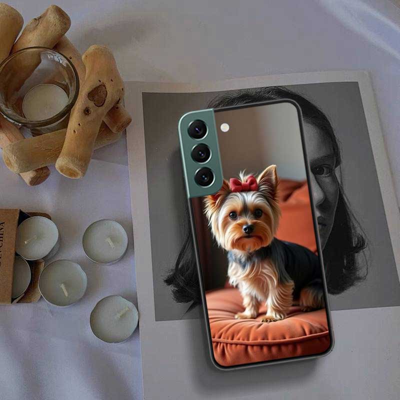 Yorkshire Terrier Dog Phone Case For Samsung Galaxy S22 S25 Ultra S21 S10 Plus S26 Edge S20 S23 S24 FE Cover Silicone Soft T