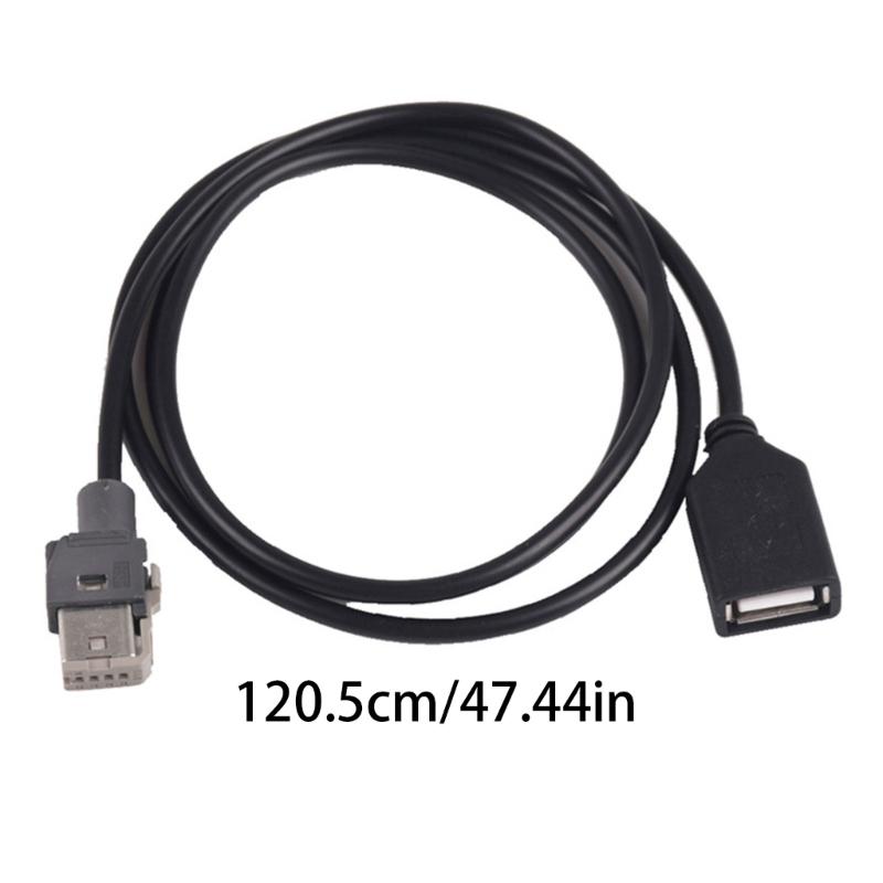 Universal Stereo 4 Pin USB Extension Connector Cable Adapter for 307 408 C4 C5 C Quatre B50 RD9 Car Entertainment System