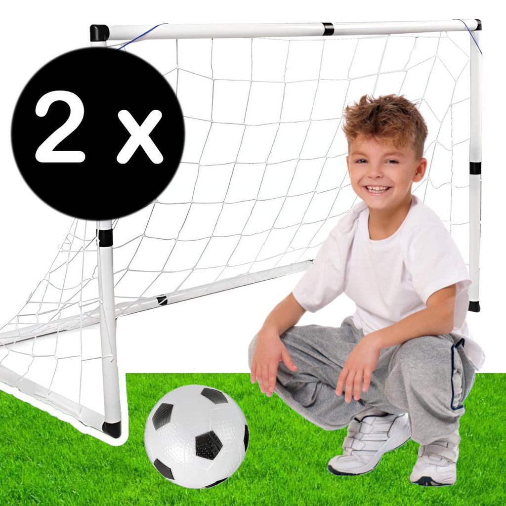 [PACK] Soccer Set 2 x Training Goal Soccer Ball 120x80x40cm (Z432+Z432) Z432Z