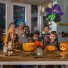 Halloween Witch Pi?atas For Candy Hitting Game Safe Paper Craft Party Decoration Kids Activity Festival Centerpieces