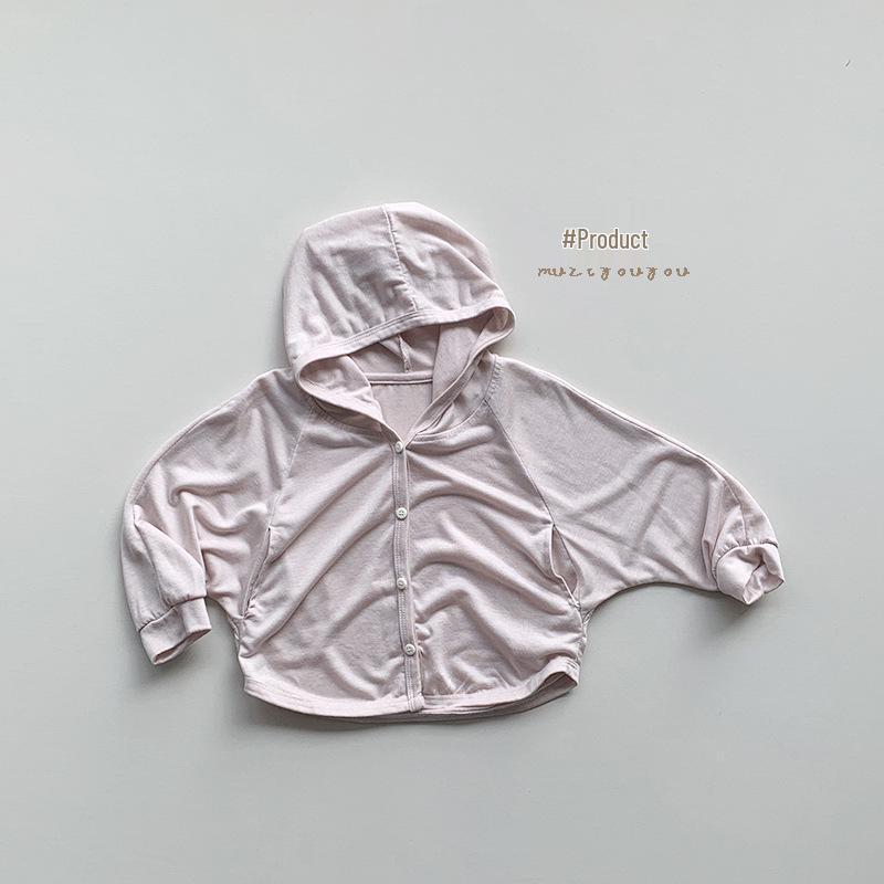 Kids' Lightweight Summer Sun Protection Cardigan - Korean Style