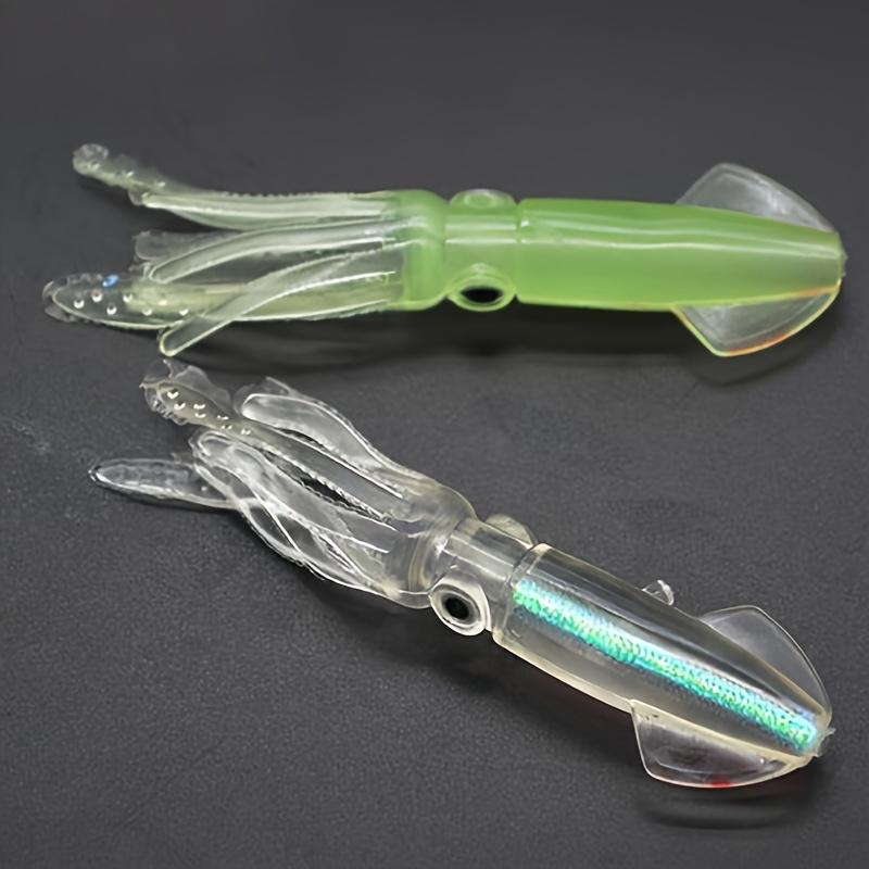 5 pièces/set Leurres Bioniques Calamar Appât Artificiel Pêche en Mer Accessoires de Pêche d'Extérieur Leurres de Pêche Pesca Mavllos